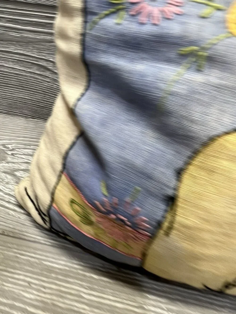 Handmade vintage throw